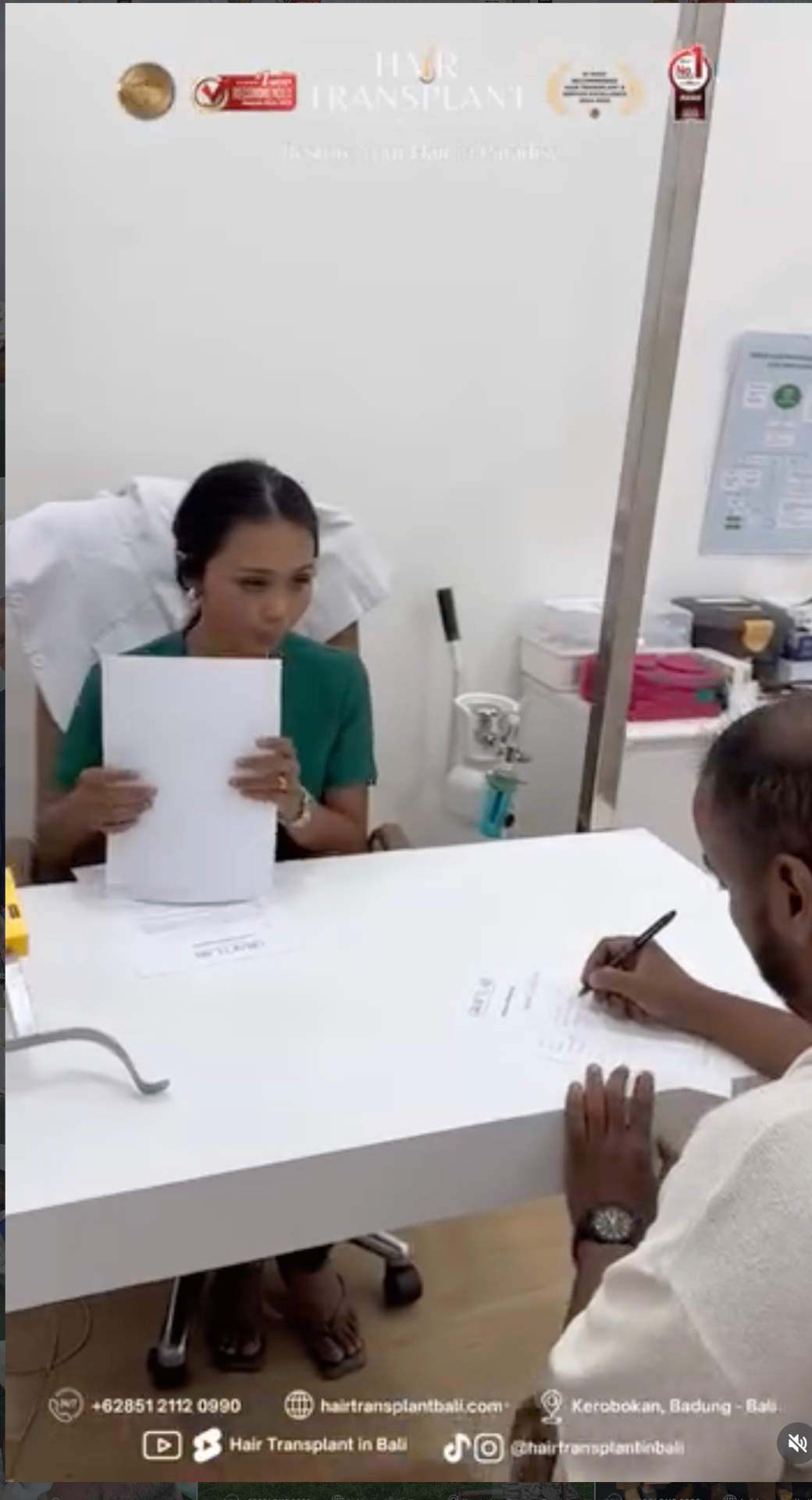 Consultation at Hair Transplant Bali