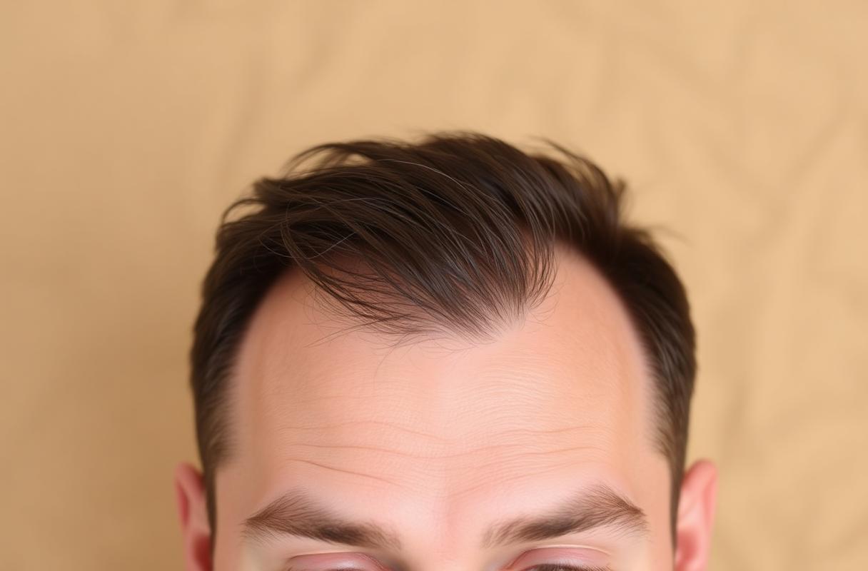 BA-001 before — Hairline transplant
